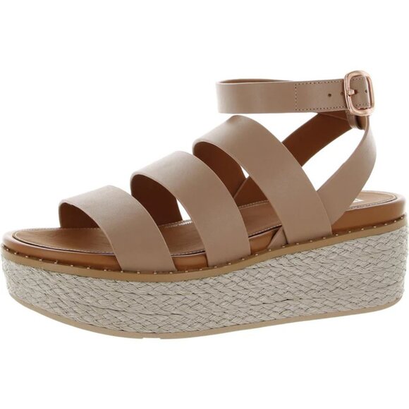 Fitflop Beige Platform Sandals - Picture 1 of 9